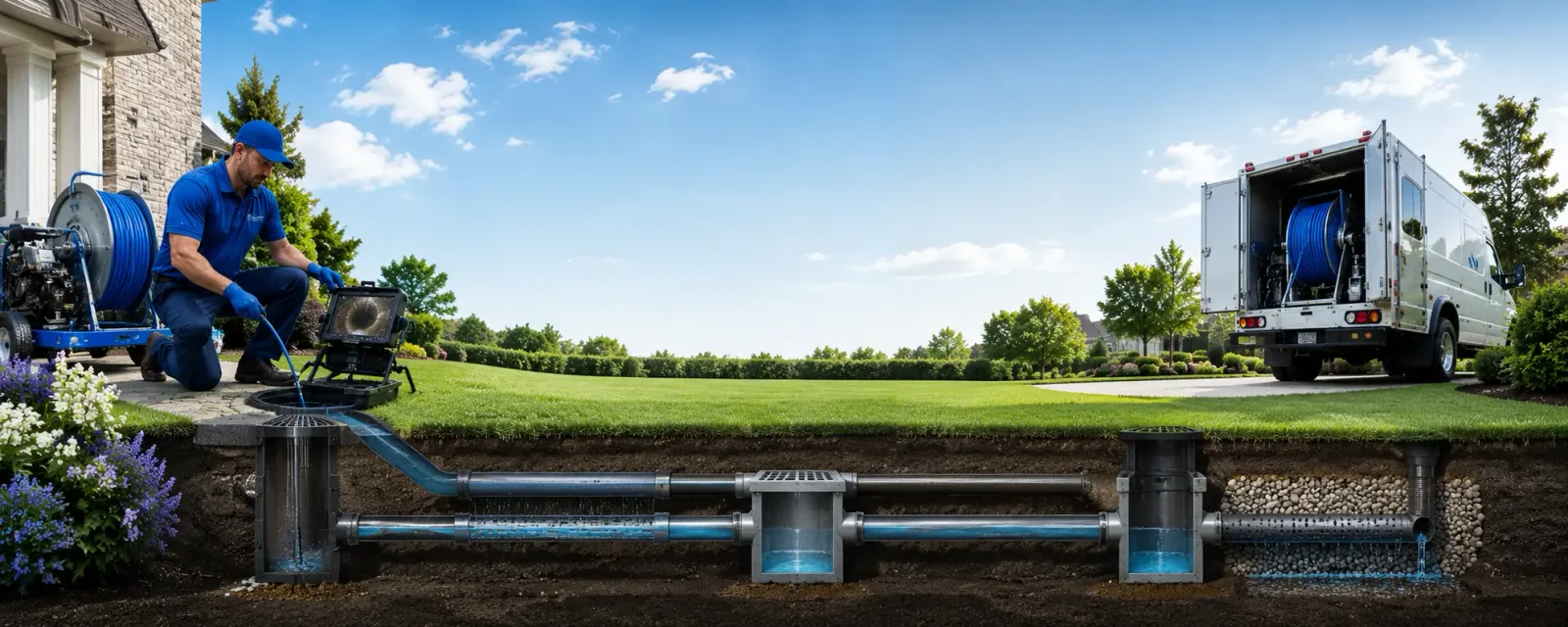 Outdoor drain cleaning information for Altona, NY